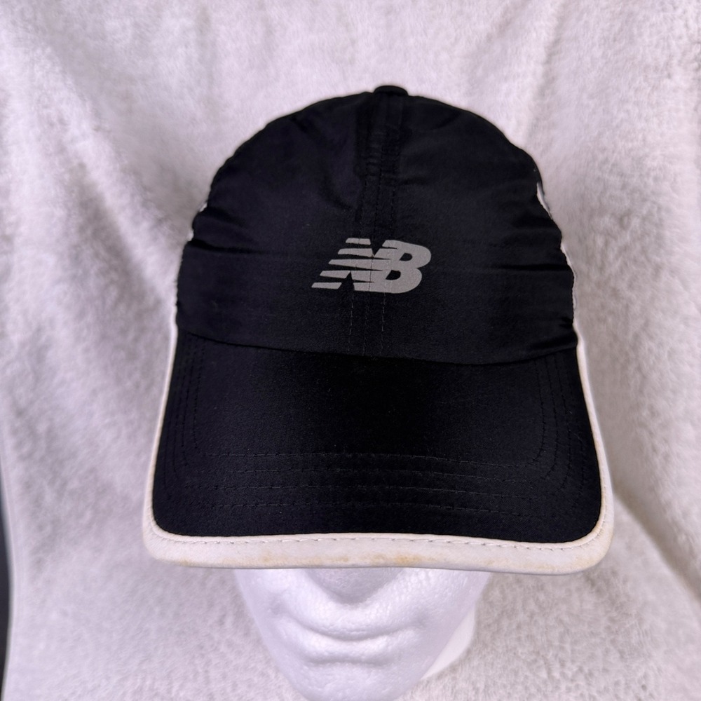 New Balance Mens Running Hat Black One‎ Size Marine Corps Half Marathon Read!